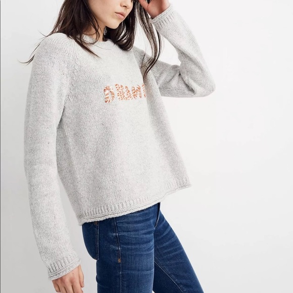 Madewell Dreamer Sweater Sz L - Picture 2 of 7